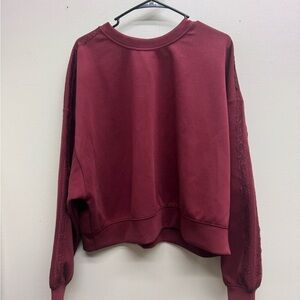 All in Motion Maroon Crew Neck Pullover